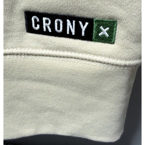 CronyX Brand XXL Thick Organic Cotton Embroidered Soft Fleece Hoodie - Picture 4 of 6